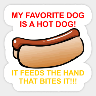 Hot Dog Sticker